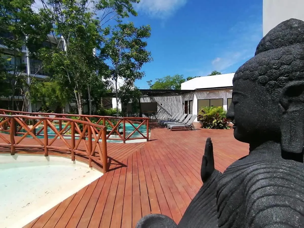 Tulum Home Office Studio King Bed With Fast Wifi Gym Yoga Laundry Pools And Lift Vakantiehuis