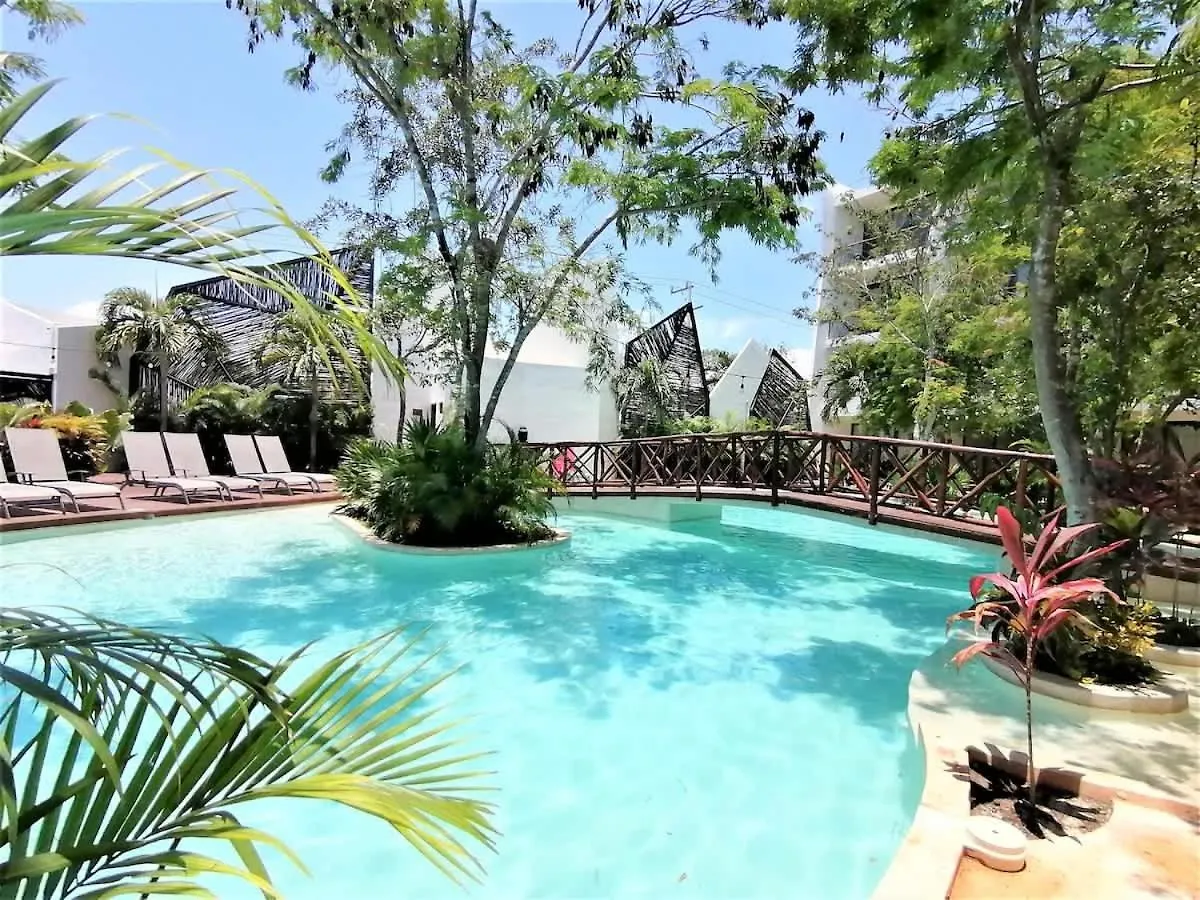 Tulum Home Office Studio King Bed With Fast Wifi Gym Yoga Laundry Pools And Lift